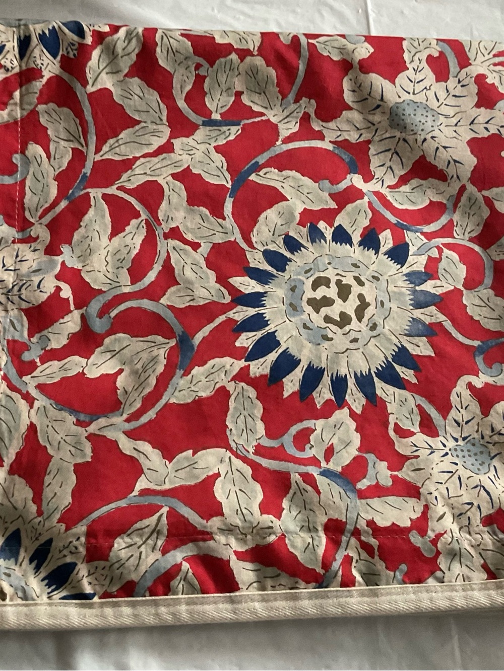 Ralph Lauren RLL Cote D’Azur Euro Sham Sunflower Red Blue